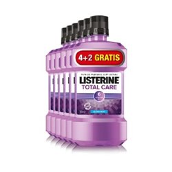 Listerine Płyn do płukania jamy ustnej Total Care 500ml (4+2 gratis)
