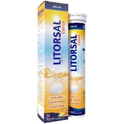 Litorsal Zdrowit tabletki musujące o smaku cytryny i mięty 24szt