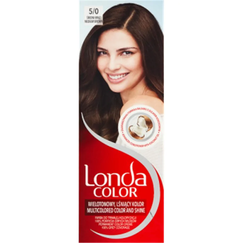 Londa Color Farba do włosów 5/0 Średni Brąz