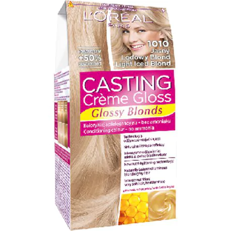Loreal Casting Creme Gloss Farba do włosów 1010 Jasny Lodowy Blond