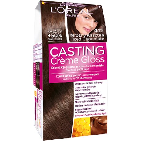 Loreal Casting Creme Gloss Farba do włosów 415 Mroźny Kasztan