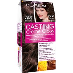Loreal Casting Creme Gloss Farba do włosów 500 Jasny Brąz