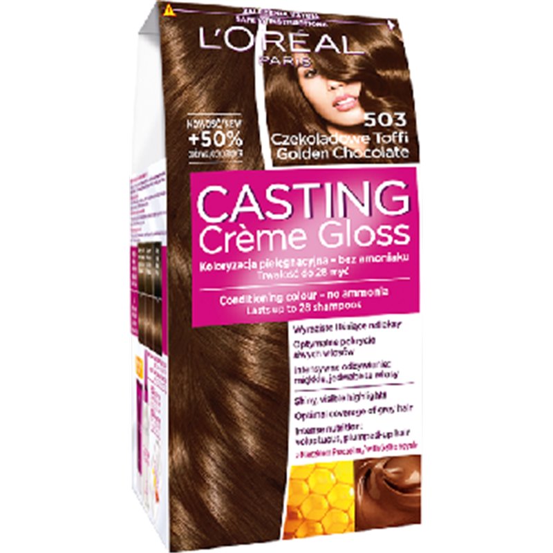 Loreal Casting Creme Gloss Farba do włosów 503 Czekoladowe Toffi