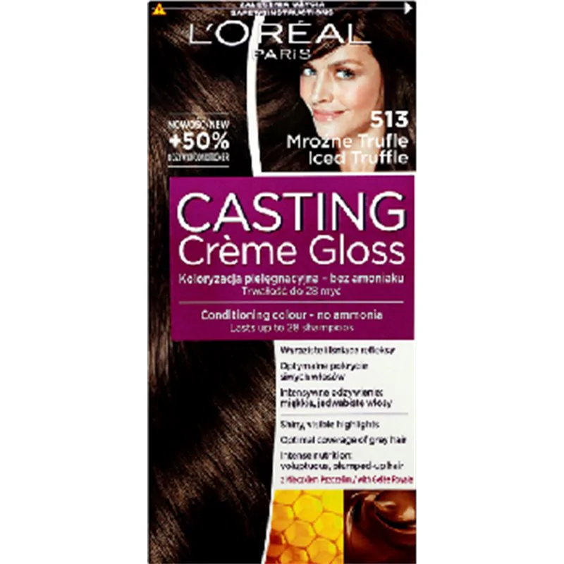 Loreal Casting Creme Gloss Farba do włosów 513 Mroźne Trufle