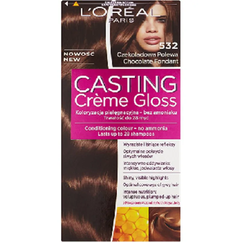 Loreal Casting Creme Gloss Farba do włosów 532 Czekoladowa Polewa