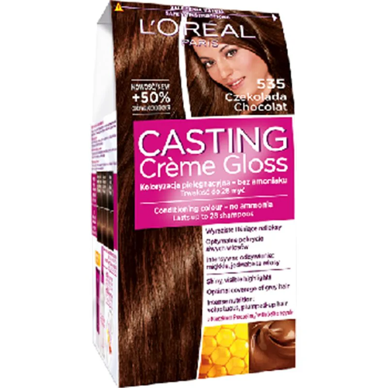 Loreal Casting Creme Gloss Farba do włosów 535 Czekolada