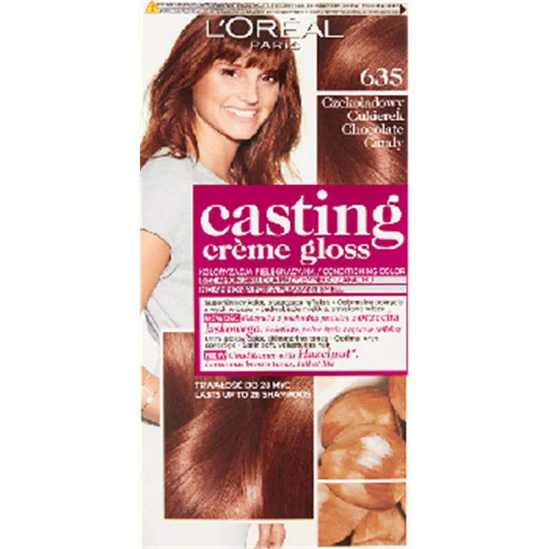 Loreal Casting Creme Gloss Farba do włosów 635 Czekoladowy Cukierek