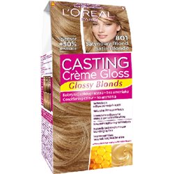 Loreal Casting Creme Gloss Farba do włosów 801 Satynowy Blond