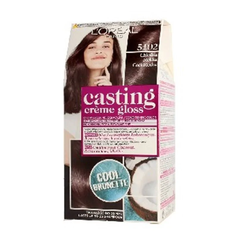 Loreal Casting Creme Gloss krem koloryzujący 5102 Chłodna Mokka