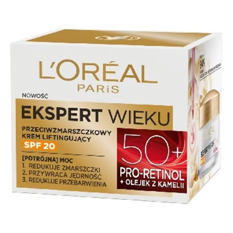 Loreal Ekspert Wieku 50+ krem przeciwzmarszczkowy na dzień ujędrniający 50 ml