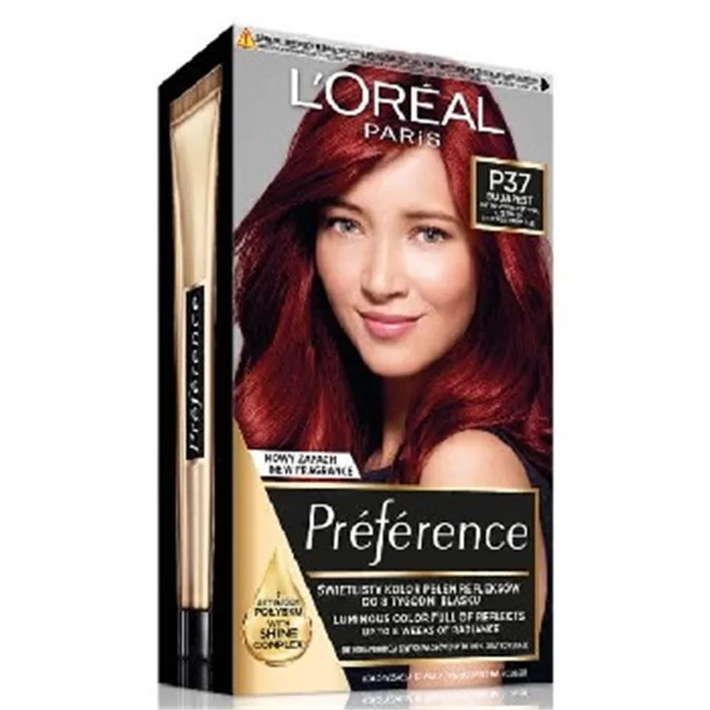 Loreal Feria Preference Farba do włosów P37 Pure Plum Power