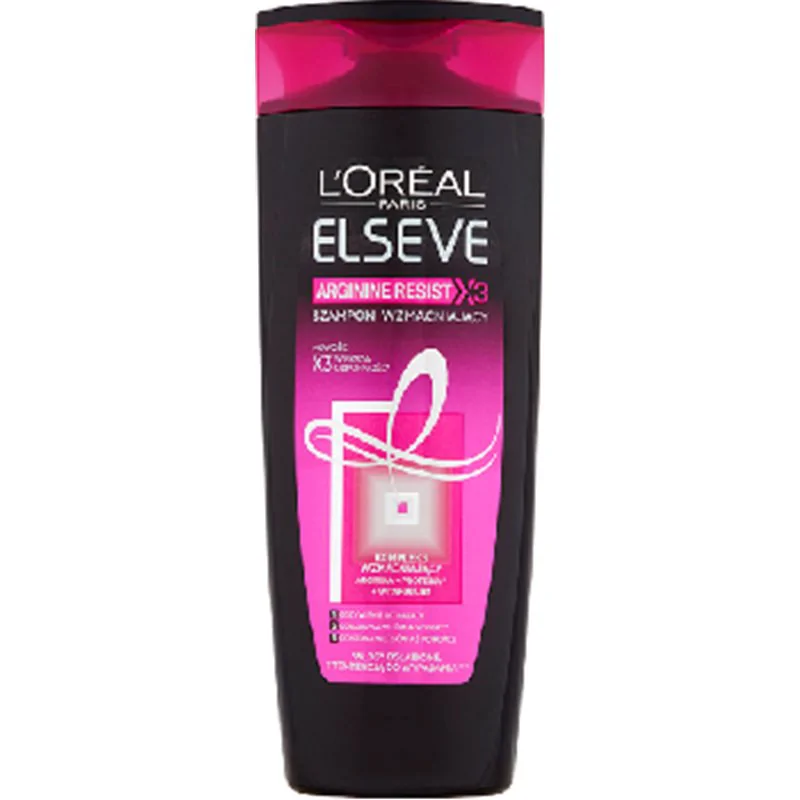 Loreal Paris Elseve Arginine Resist X3 Szampon wzmacniający do włosów osłabionych 400 ml