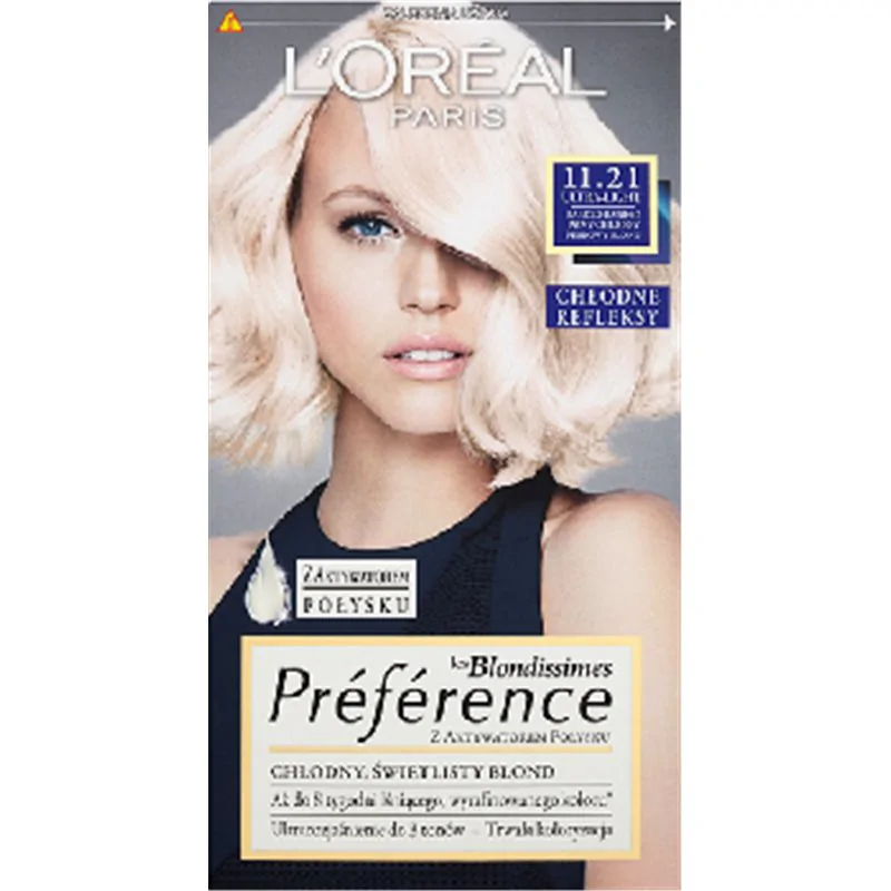 Loreal Preference Farba do włosów 11.21 Jasny Chłodny Perłowy Blond