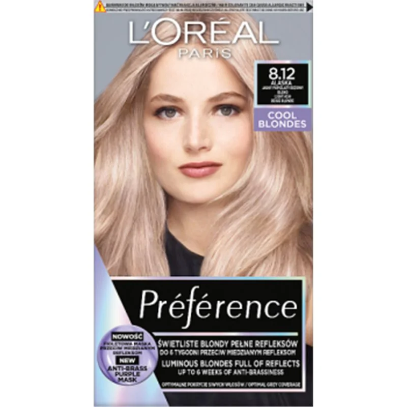 Loreal Preference Farba do włosów Alaska 8.12