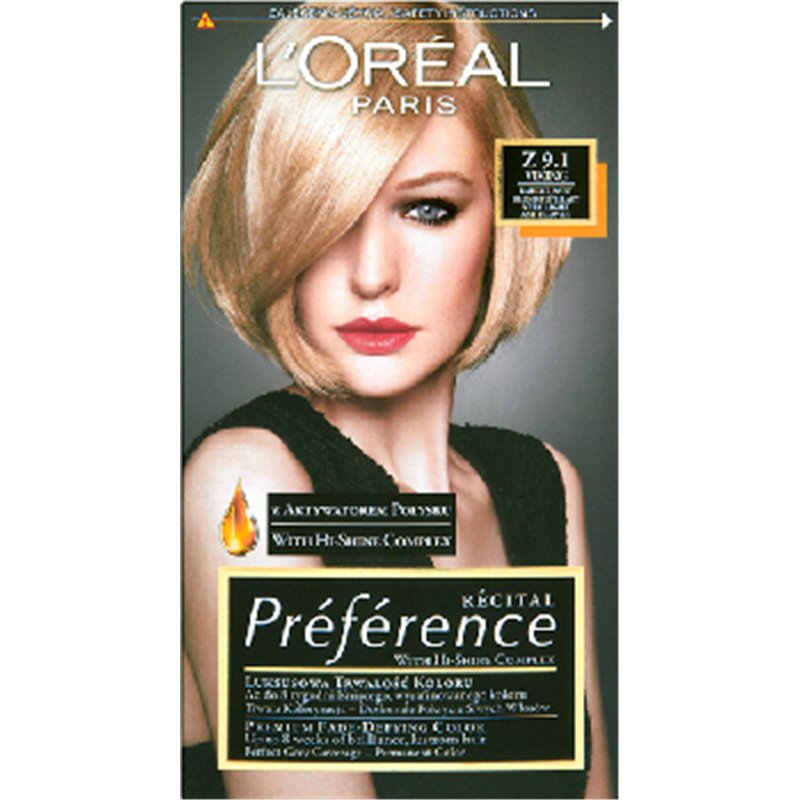 Loreal Preference farba do włosów Bardzo Jasny Blond 9.1 Oslo