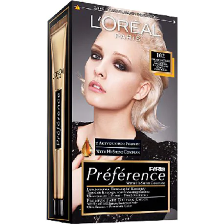 Loreal Preference farba do włosów Bardzo Jasny Blond Perłowy 102 Sydney