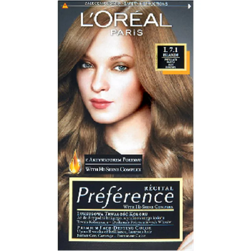 Loreal Preference Farba do włosów Popielaty Blond 7.1