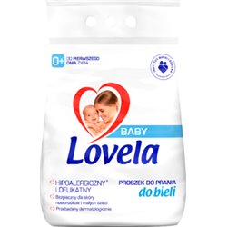 Lovela Baby Hipoalergiczny proszek do prania dla dzieci do bieli 2,7 kg (27 prań)