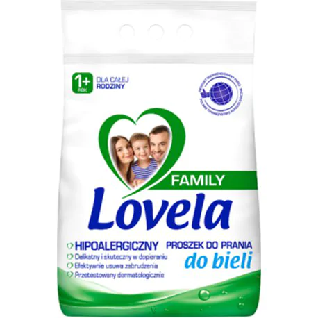 Lovela Family Hipoalergiczny proszek do prania do bieli 2,1 kg (28 prań)
