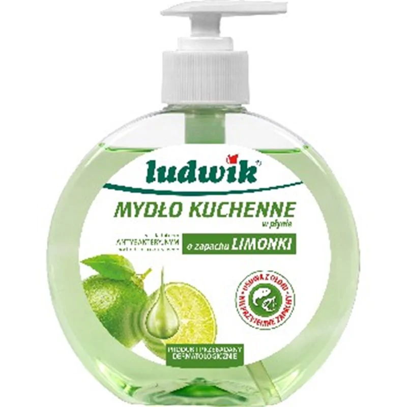 Ludwik kuchenne mydło w płynie 380ml Limonka