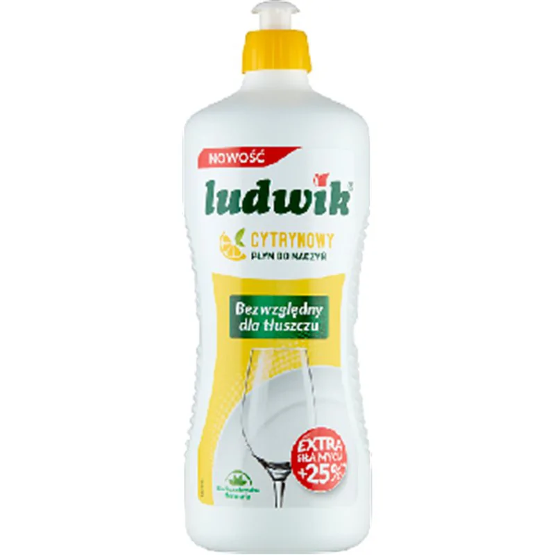 Ludwik Płyn do naczyń cytrynowy 900 g