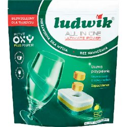 Ludwik Tabletki do zmywarki All in One Lemon 1,44 kg 80szt