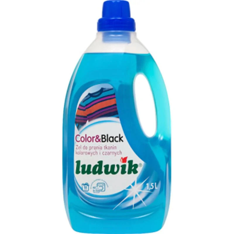 Ludwik żel do prania tkanin kolorowych i czarnych Color&Black 1,5 L