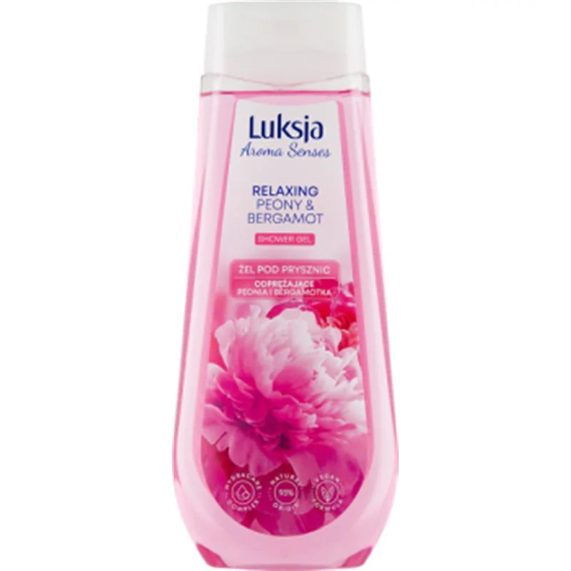 Luksja Aroma Senses Żel pod prysznic odprężające peonia i bergamotka 500 ml