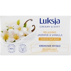 Luksja Creamy & Soft Kremowe mydło Relaksujące Jaśmin i Wanilia 90 g