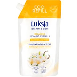 Luksja Creamy & Soft Kremowe mydło w płynie relaksujące jaśmin i wanilia 400 ml