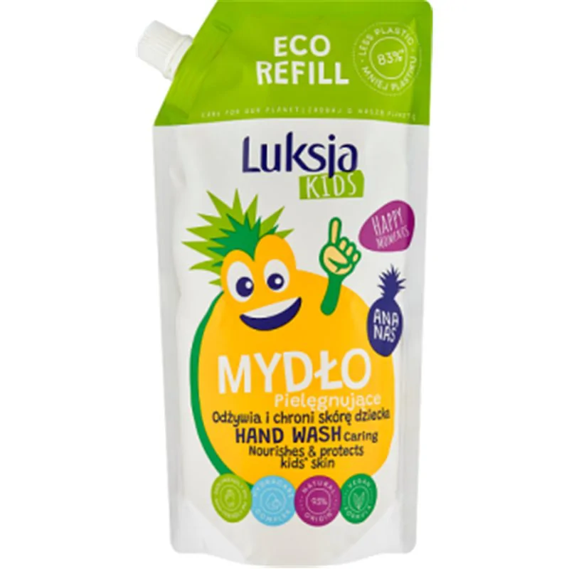 Luksja Kids pielęgnujące mydło w płynie Ananas 500 ml