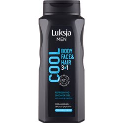 Luksja Men Cool Odświeżający żel pod prysznic 3w1 500 ml