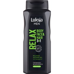 Luksja Men Relax Odprężający żel pod prysznic 3w1 500 ml