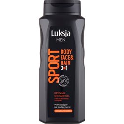 Luksja Men Sport Pobudzający żel pod prysznic 3w1 500 ml