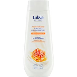 Luksja Silk Care Kremowy żel pod prysznic nawilżające jogurt i miód manuka 500 ml