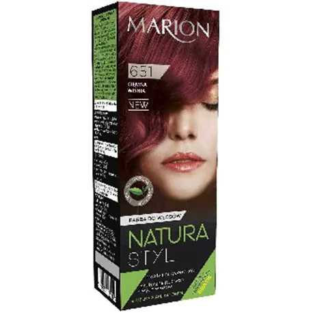 Marion Natural farba do włosów 651 Ciemna Wiśnia