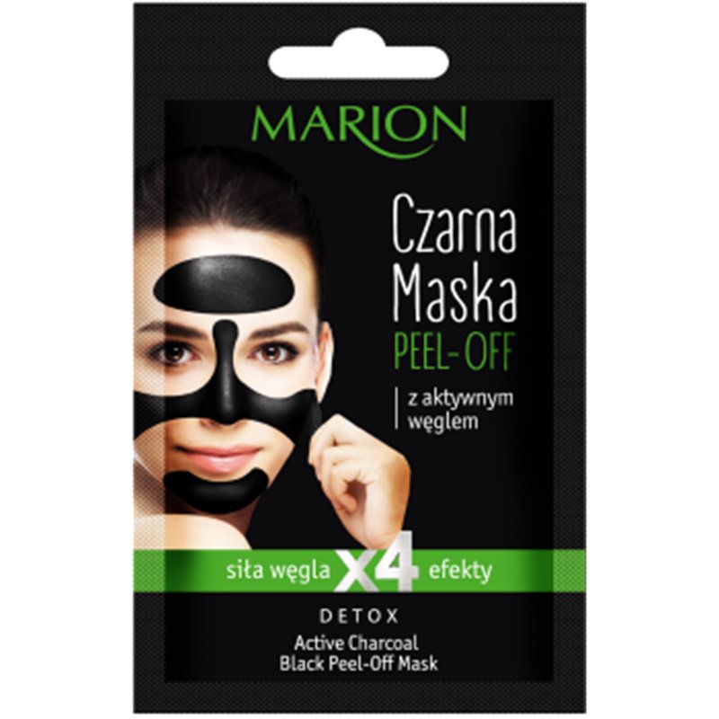 Marion Peel-Off Czarna Maska z Aktywnym Węglem saszetka