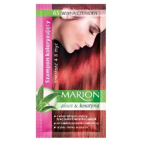 Marion szamponetka Winna Czerwień 65 szampon koloryzujący 40ml