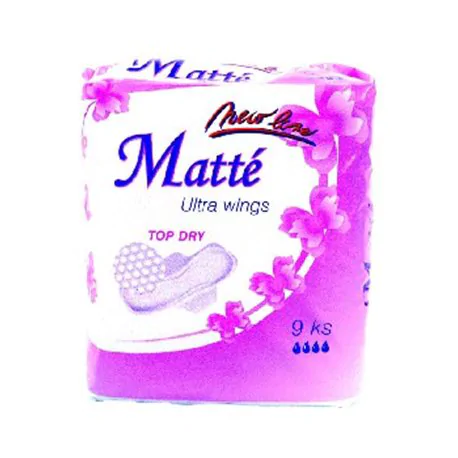 Mattes podpaski ultra-top-dry ze skrzydełkami 9szt