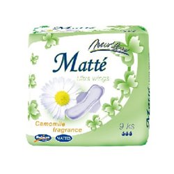 Mattes podpaski ultra camomile z rumiankiem ze skrzydełkami 9szt