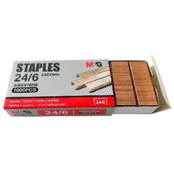 MG zszywki galwanizowane 24/6, opakowanie 1000szt