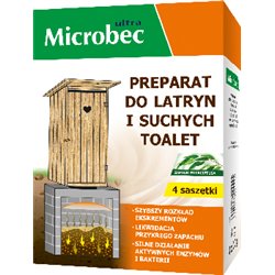 Microbec proszek do latryn i suchych toalet w saszetkach A4