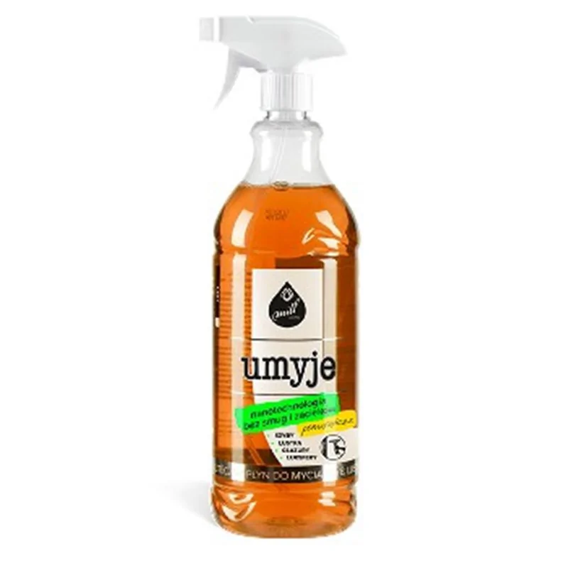 Mill Clean Umyje płyn do mycia szyb i luster, glazury 1,22l Pomarańcza