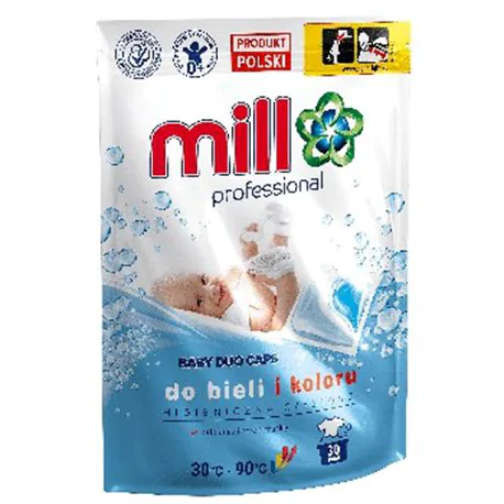 Mill Professionall kapsułki do prania Baby do bieli i koloru 30szt
