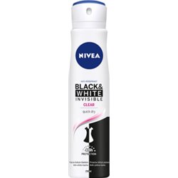 NIVEA Black&White Invisible Clear Antyperspirant w aerozolu 250 ml
