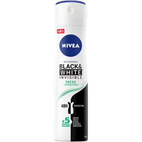 NIVEA Black&White Invisible Fresh Antyperspirant w aerozolu 150 ml