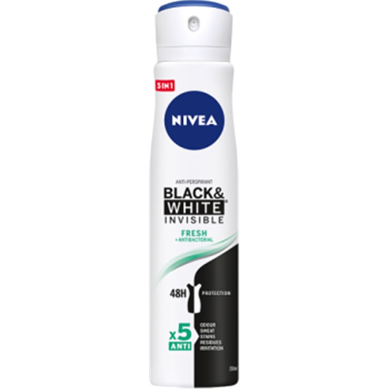 NIVEA Black&White Invisible Fresh Antyperspirant w aerozolu 250 ml