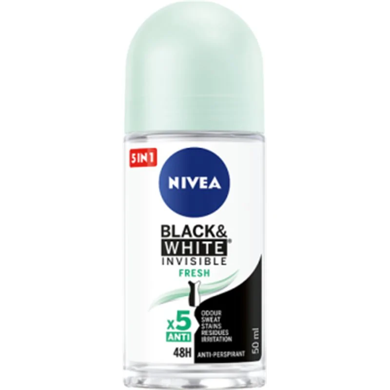 NIVEA Black&White Invisible Fresh Antyperspirant w kulce 50 ml