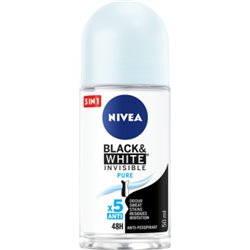 NIVEA Black&White Invisible Pure Antyperspirant w kulce 50 ml