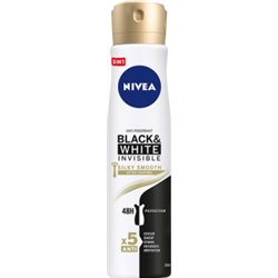 NIVEA Black&White Invisible Silky Smooth Antyperspirant w aerozolu 250 ml